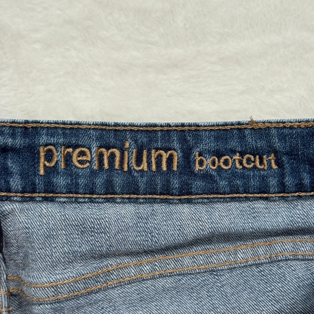 Gap Jeans Women 14/32R Dark Blue Premium Bootcut Mid Rise Stretch Denim Pants - Picture 12 of 13